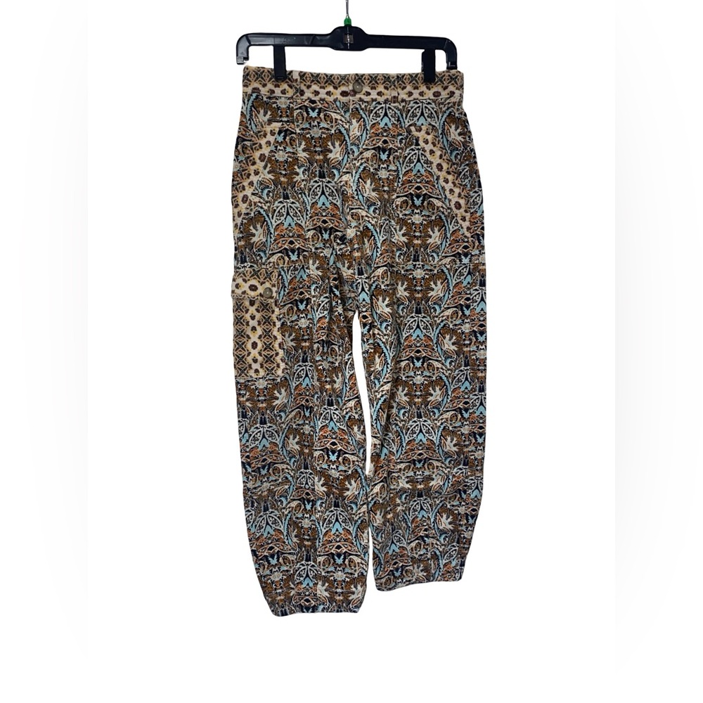 Anthropologie corduroy cropped barrel‎ pants size 2 - Picture 3 of 7